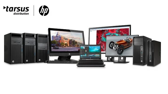 Various desktop computers and workstations
